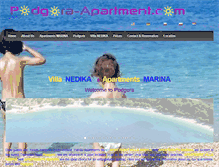 Tablet Screenshot of podgora-apartment.com